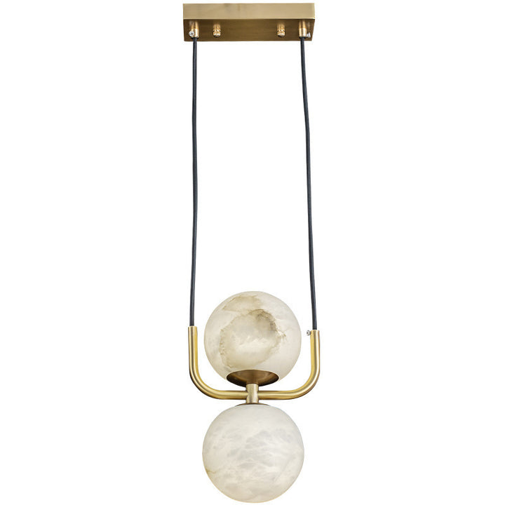 Modern Dual Globe Pendant Light