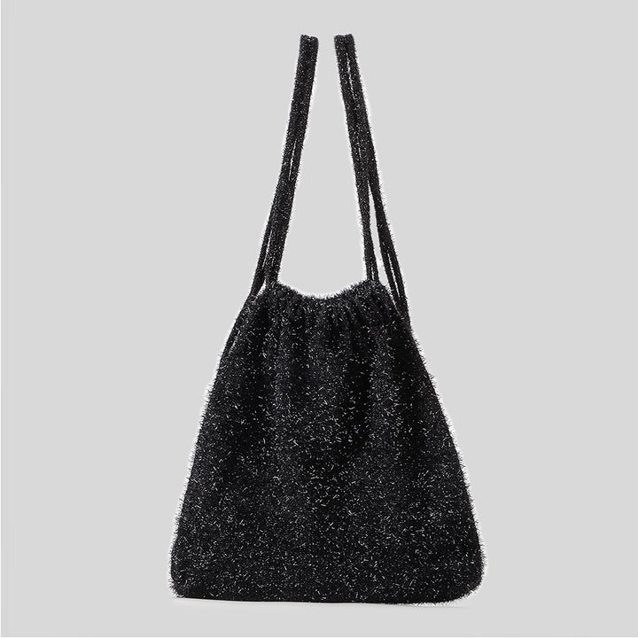Lightweight Striped Crochet Tote Bag