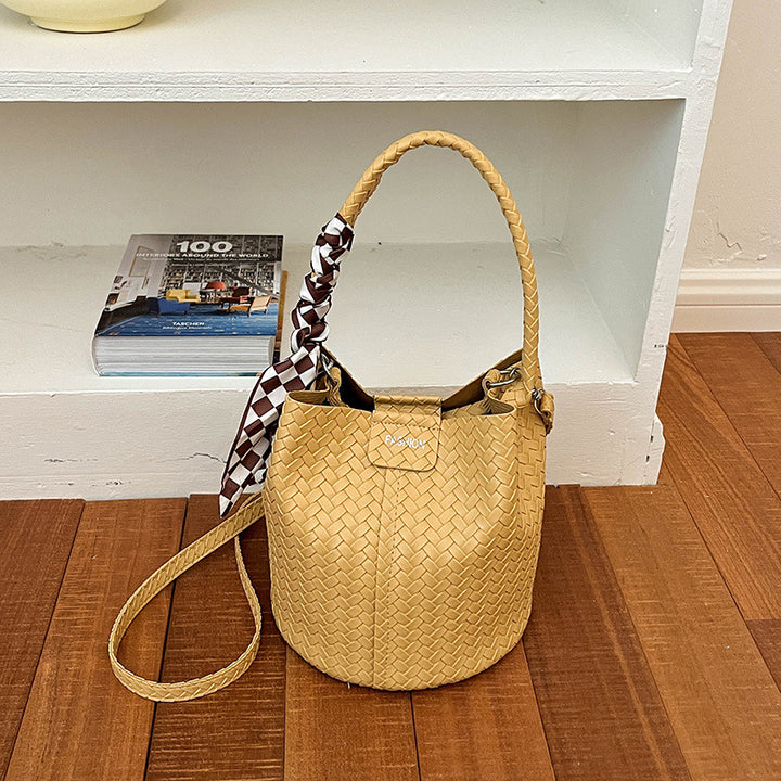 Woven Bucket Handbag