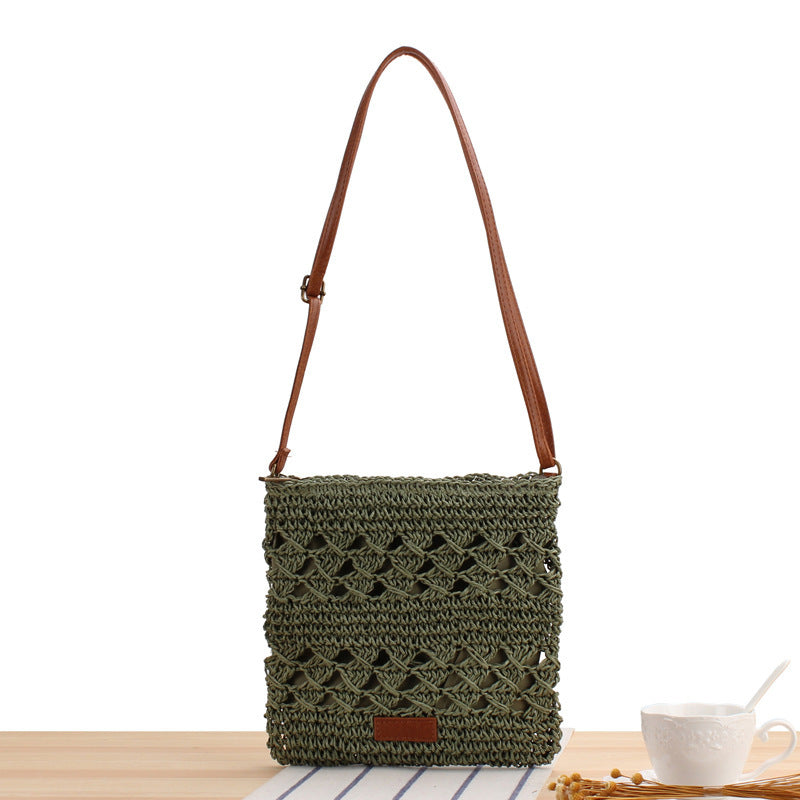 Handbag with Fashionable Braided Pattern Kalsten
