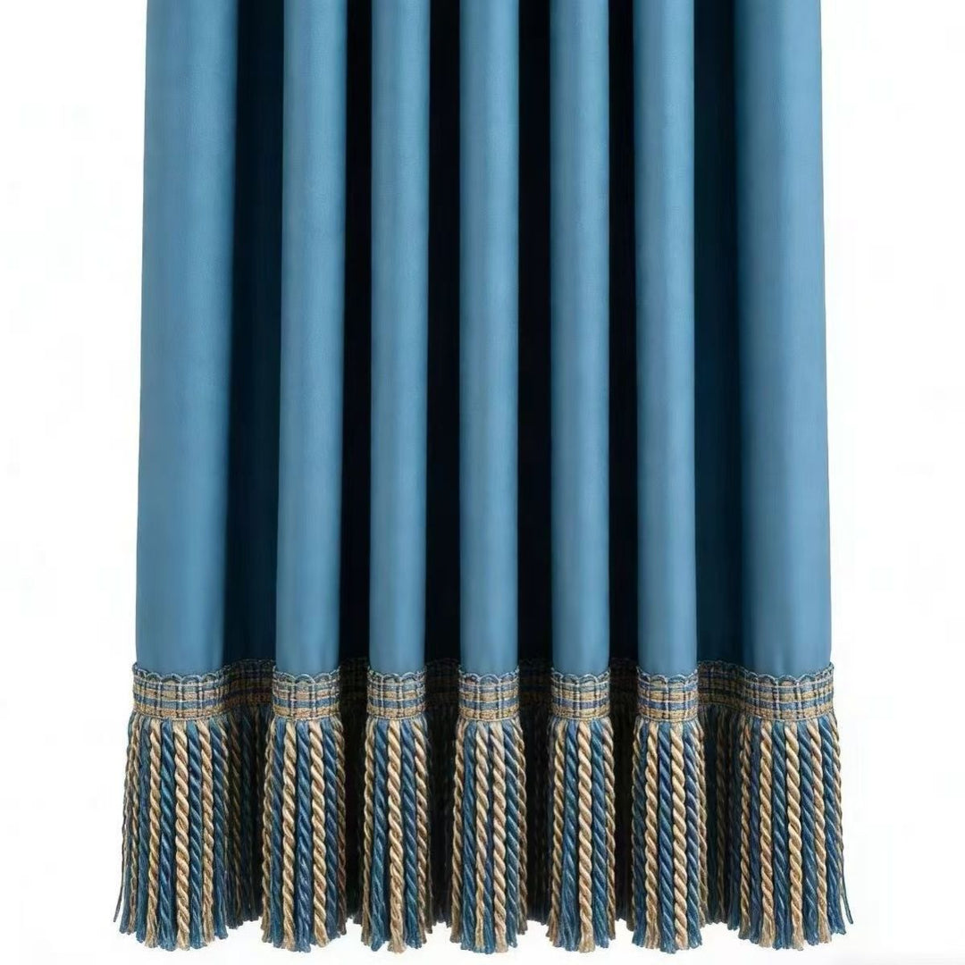 Noble curtain with fringe trim Kalsten
