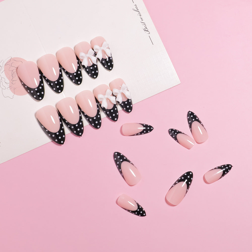 Stylish Polka Dot Press-On Nail Set Kalsten