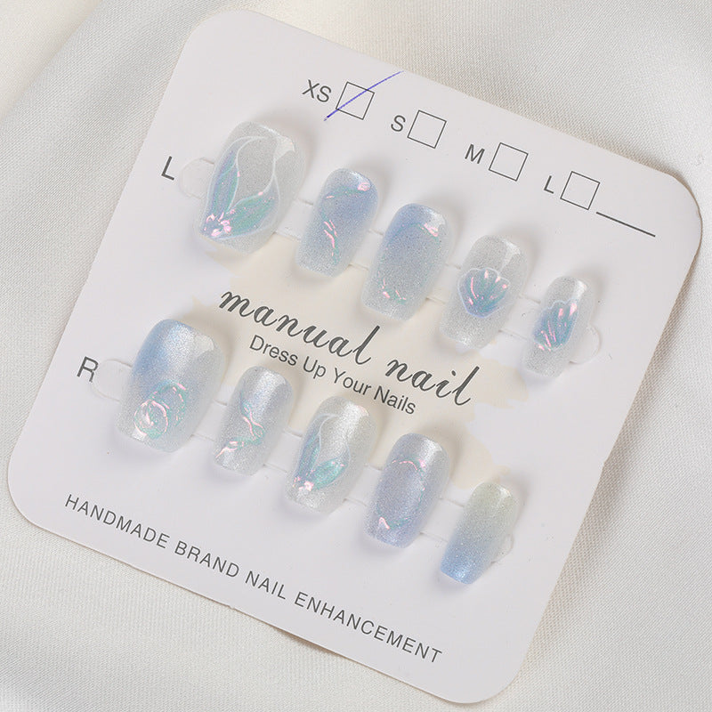 Handmade Decorative Press-On Nail Set Kalsten