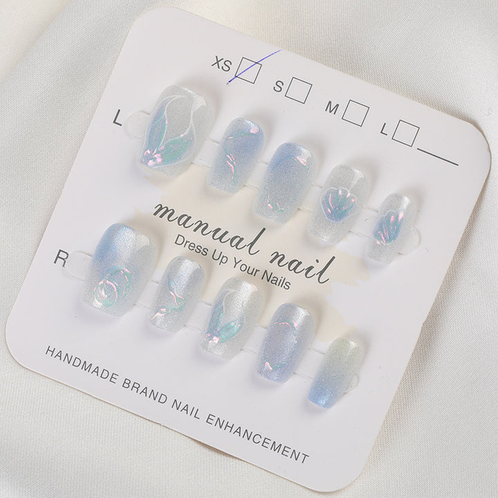 Handmade Decorative Press-On Nail Set Kalsten