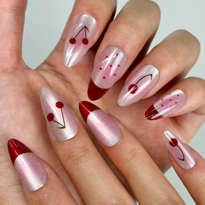 Floral Design Press-On Nails Kalsten