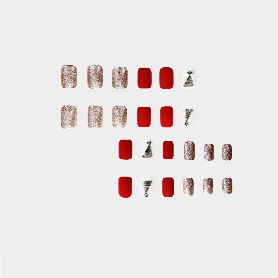 Festive Holiday Nail Art Set Kalsten