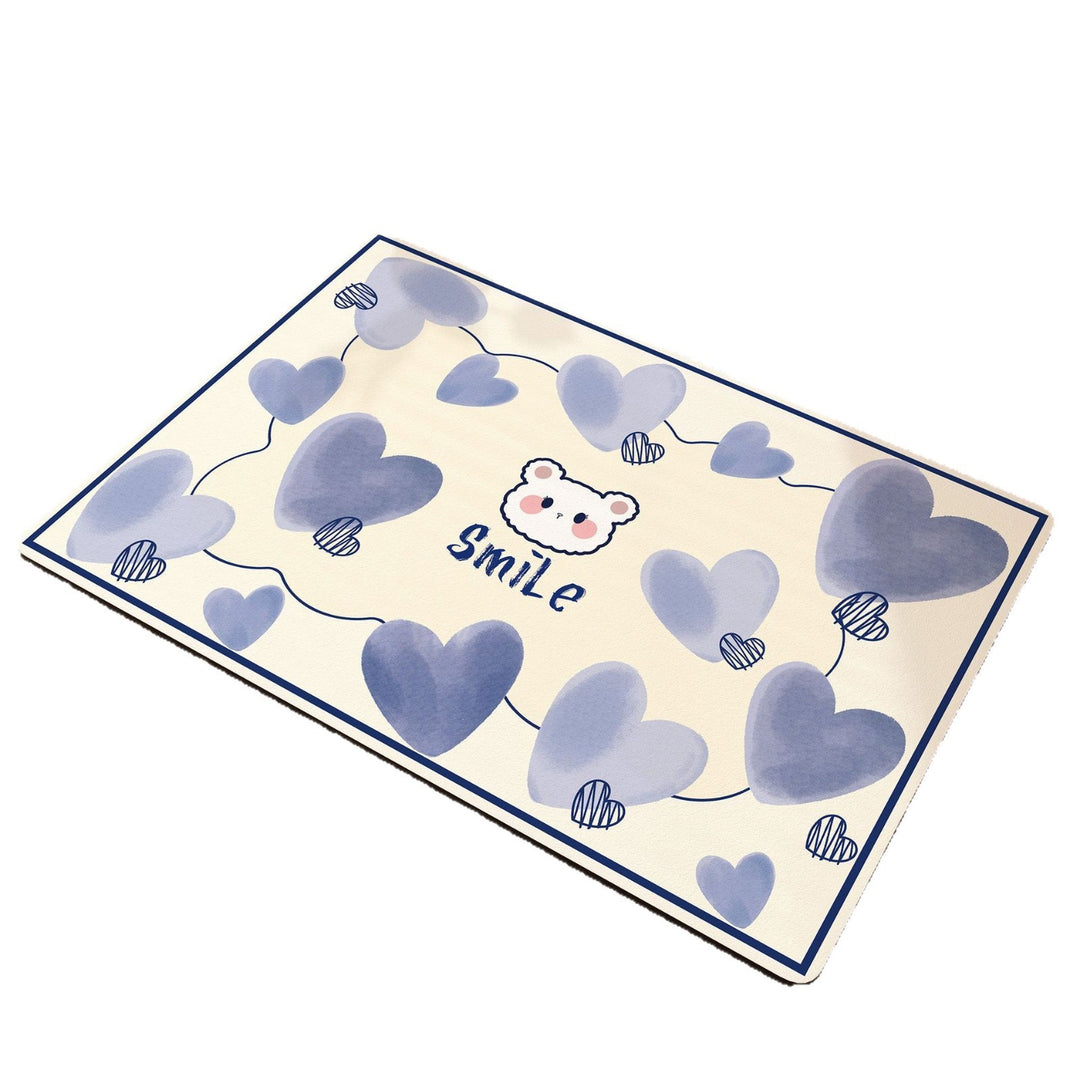 Cute Heart-Themed Kitchen Mat Kalsten