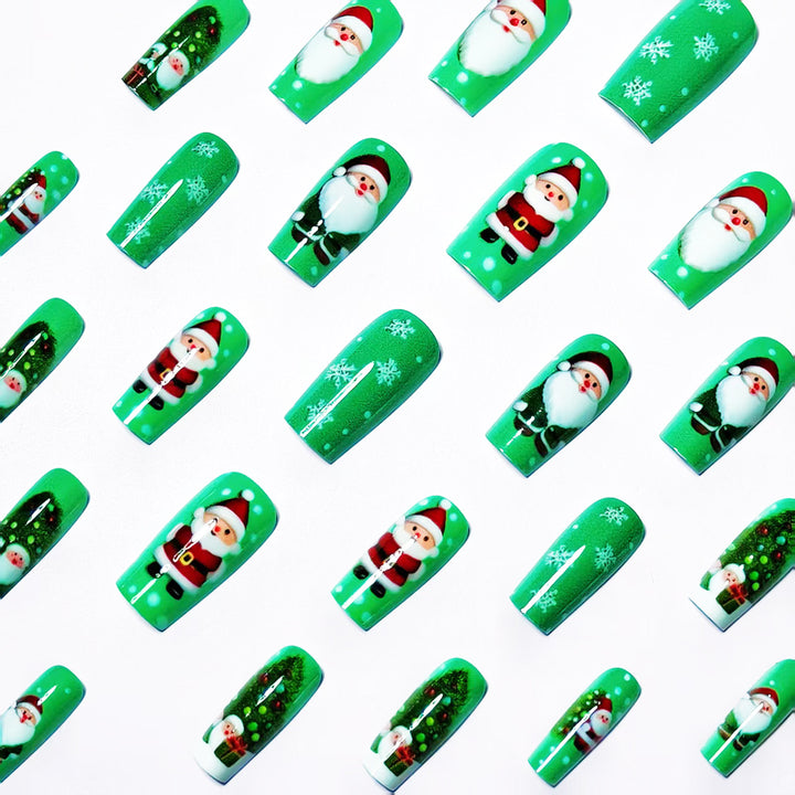 Artificial nails with Christmas motif Kalsten