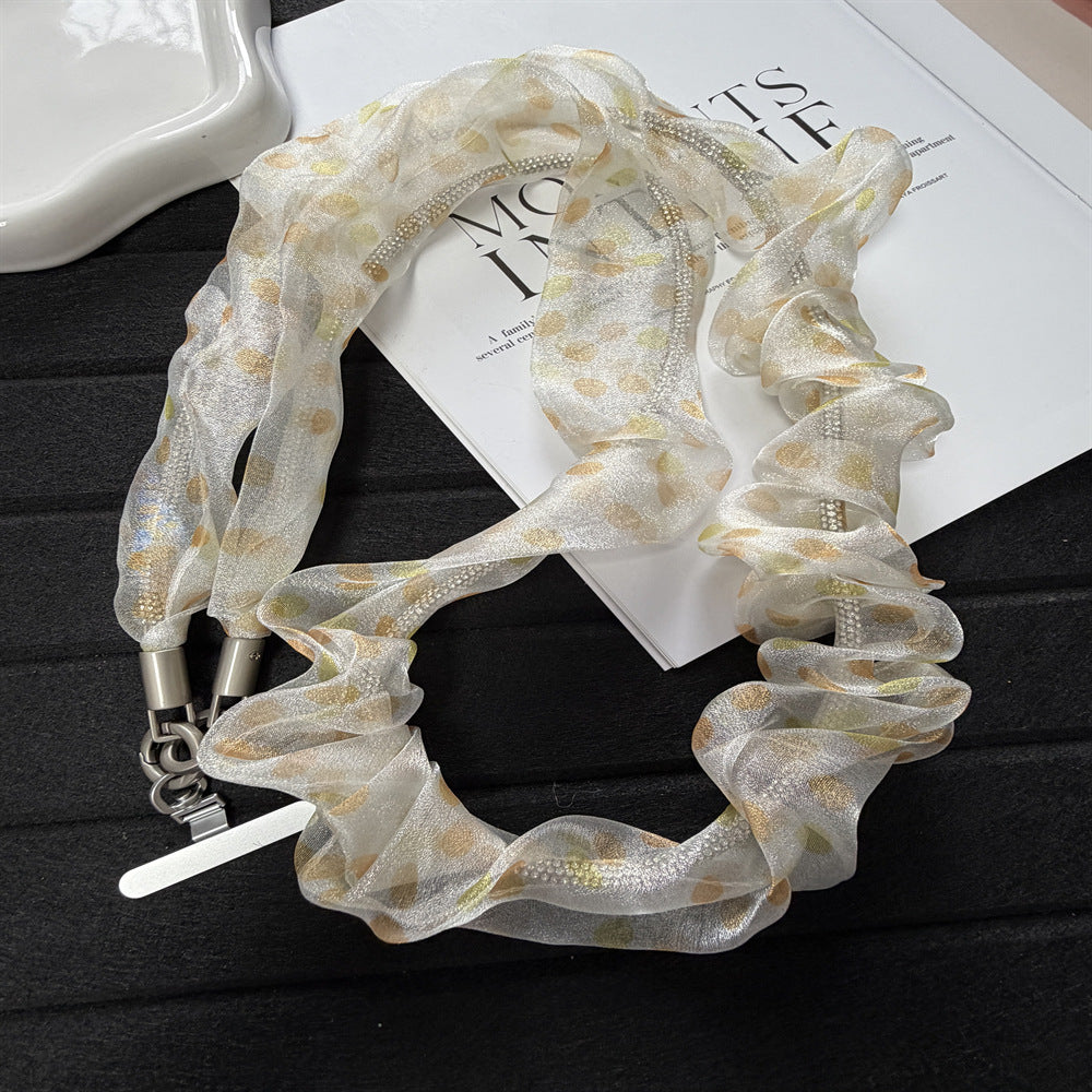 Decorative Crystal-Accented Eyewear Lanyard Kalsten