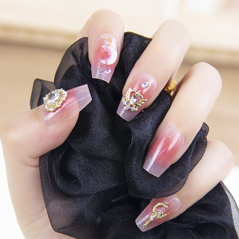 Elegant Nail Art with Gloss Finish Kalsten