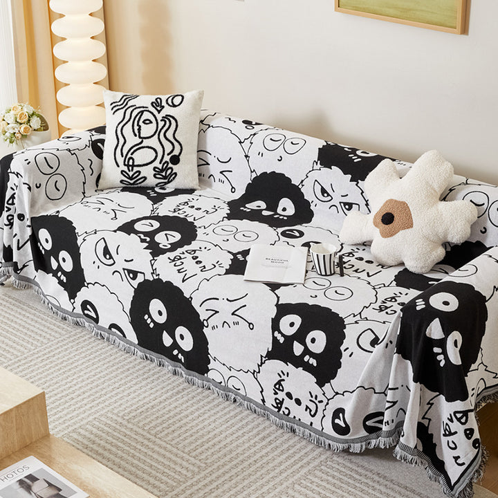 Elegant Geometric Pattern Throw Blanket