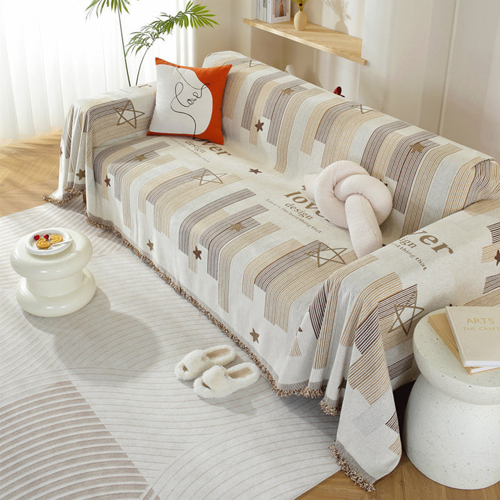 Decorative Knitted Throw Blanket