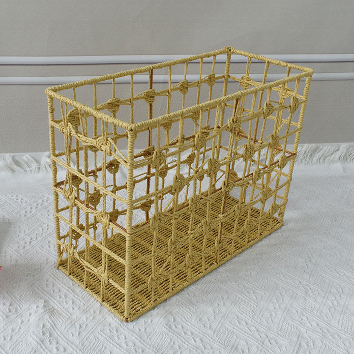 Handwoven Natural Fiber Storage Basket Kalsten
