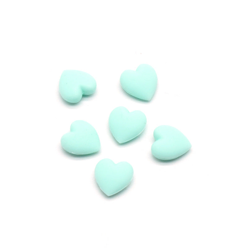 Decorative Heart Shaped Rubber Charms Kalsten