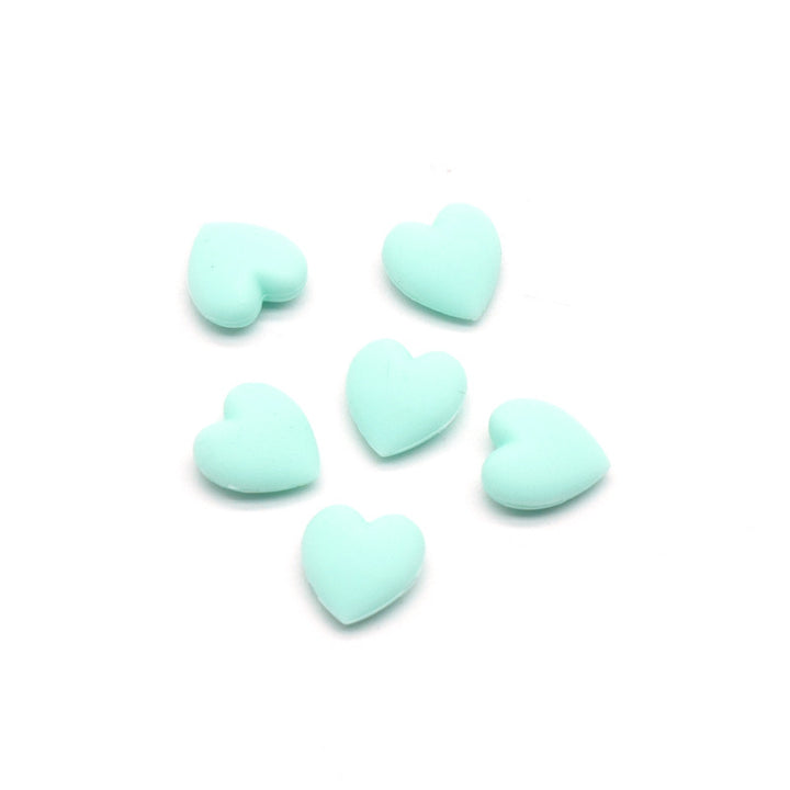Decorative Heart Shaped Rubber Charms Kalsten