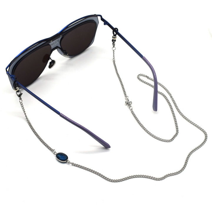 Elegant Gemstone Eyewear Chain Kalsten