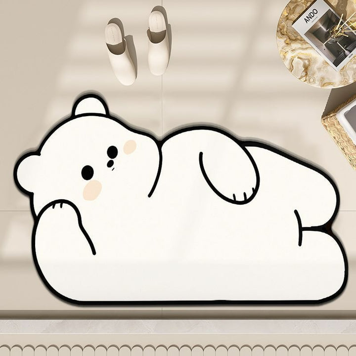Fun Cat-Themed Decorative Floor Mat Kalsten