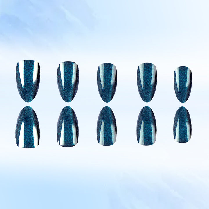 Premium Glossy Stiletto Press-On Nails Kalsten