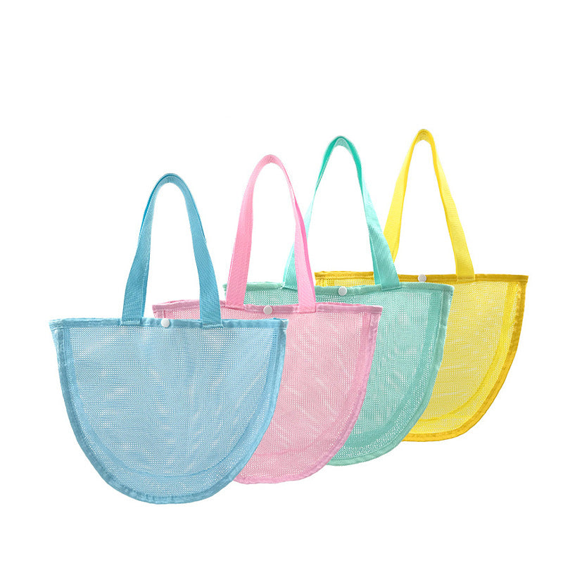 Practical Beach Bag in Net Design Kalsten