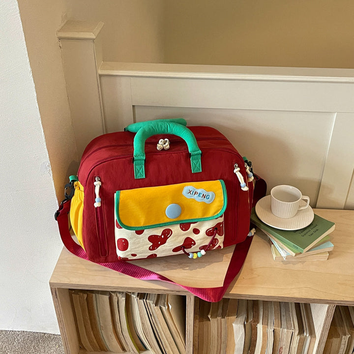 Trendy Multi-Pocket Utility Duffle Bag Kalsten