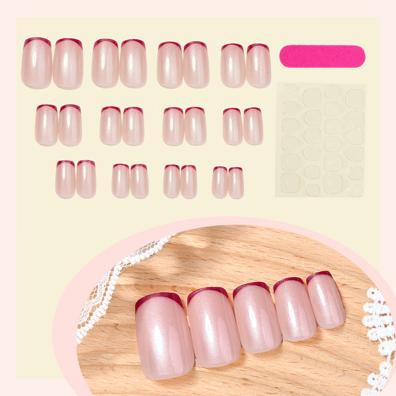 French Tip Press-On Nail Set Kalsten