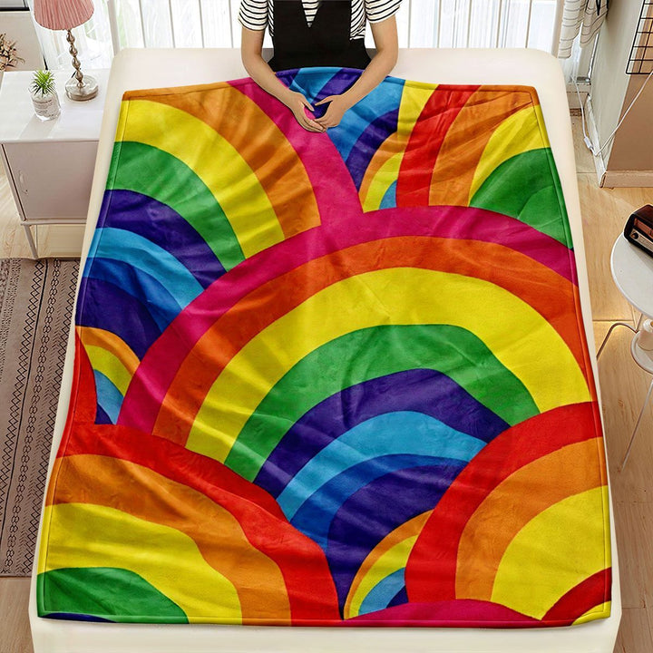Colorful Soft Fleece Blanket