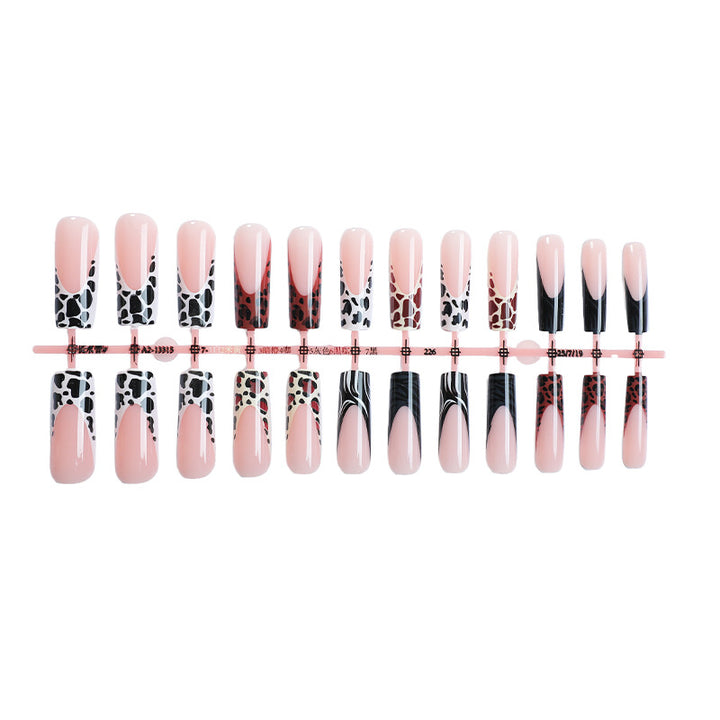 Artistic Patterned Press-On Nail Set kalsten