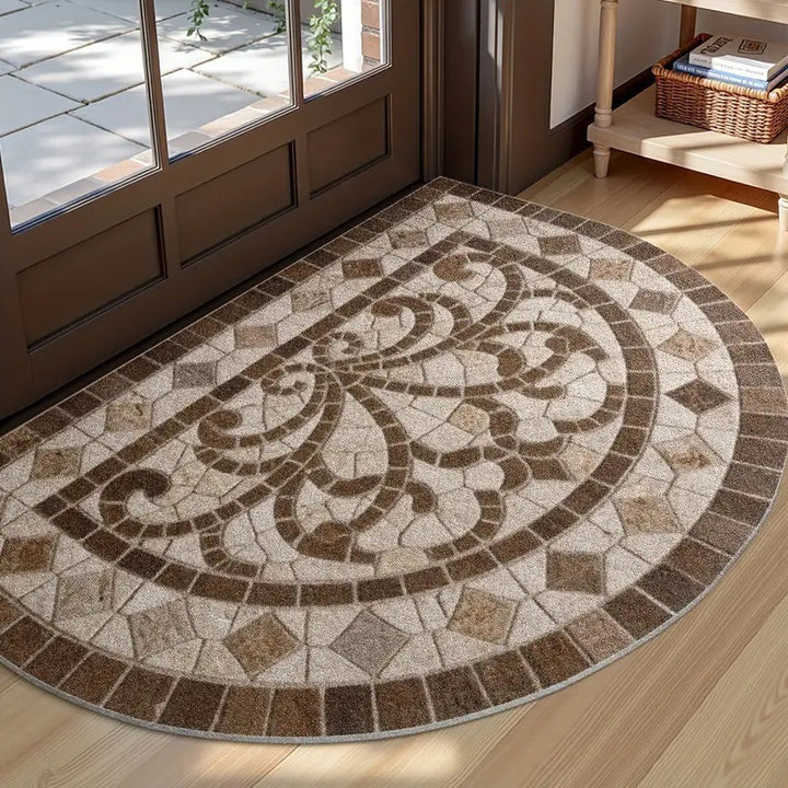 Decorative Round Door Mat