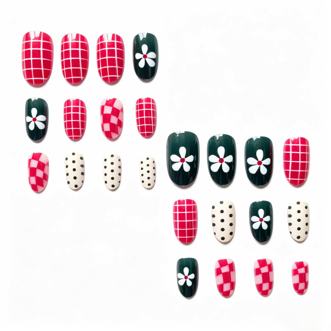 Artistic Multi-Pattern Nail Art Kit