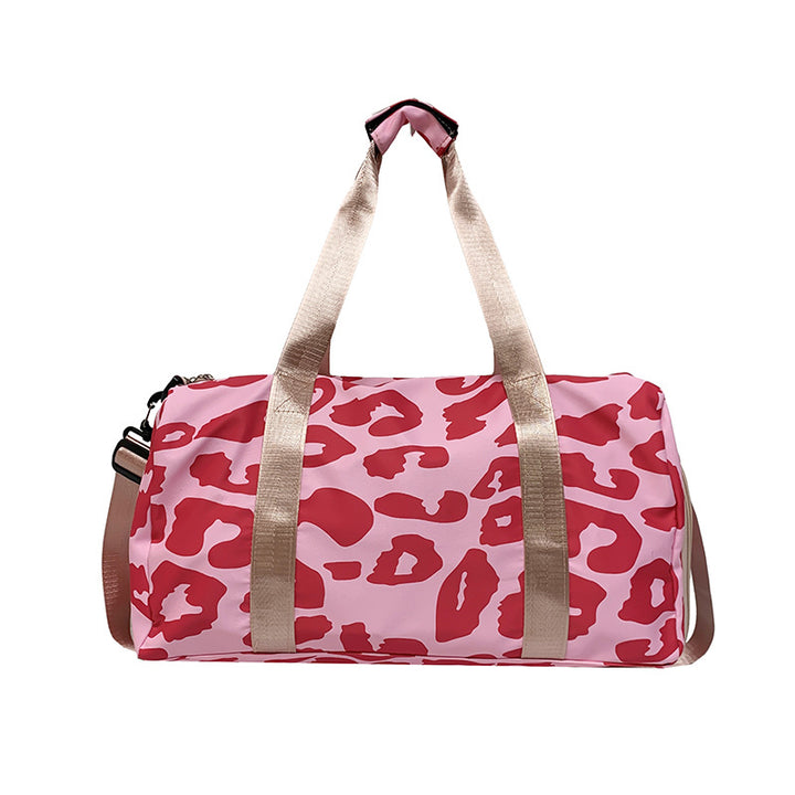 Fashionable Zebra Patterned Gym Duffle Bag Kalsten