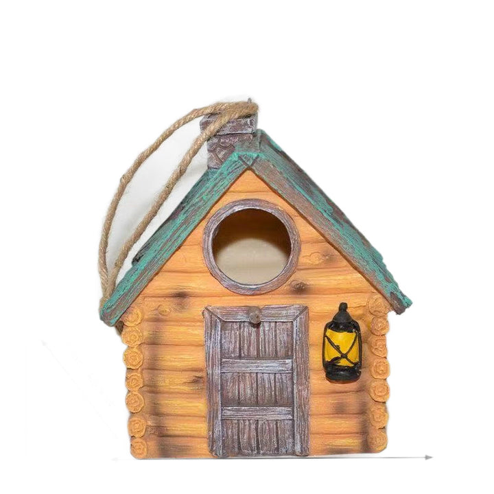 Decorative birdhouse in rustic construction style Kalsten