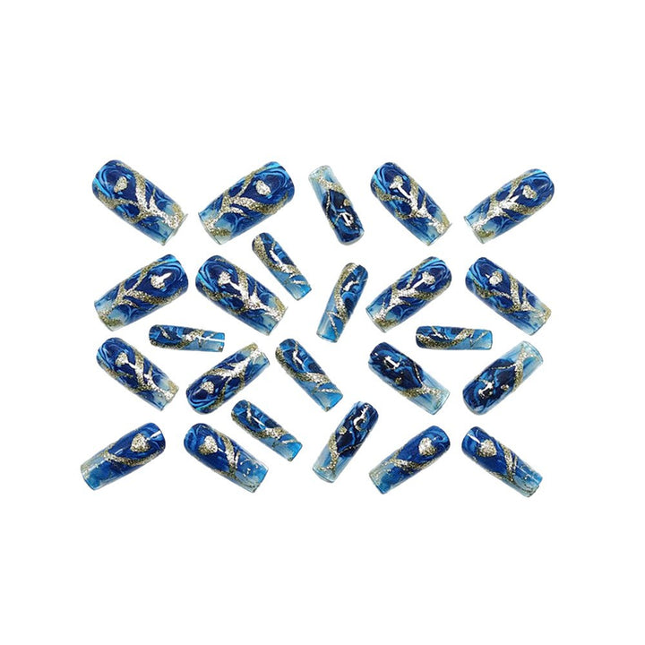 Nail set with floral designs Kalsten