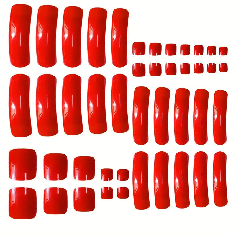 Premium Glossy Press-On Nail Set Kalsten