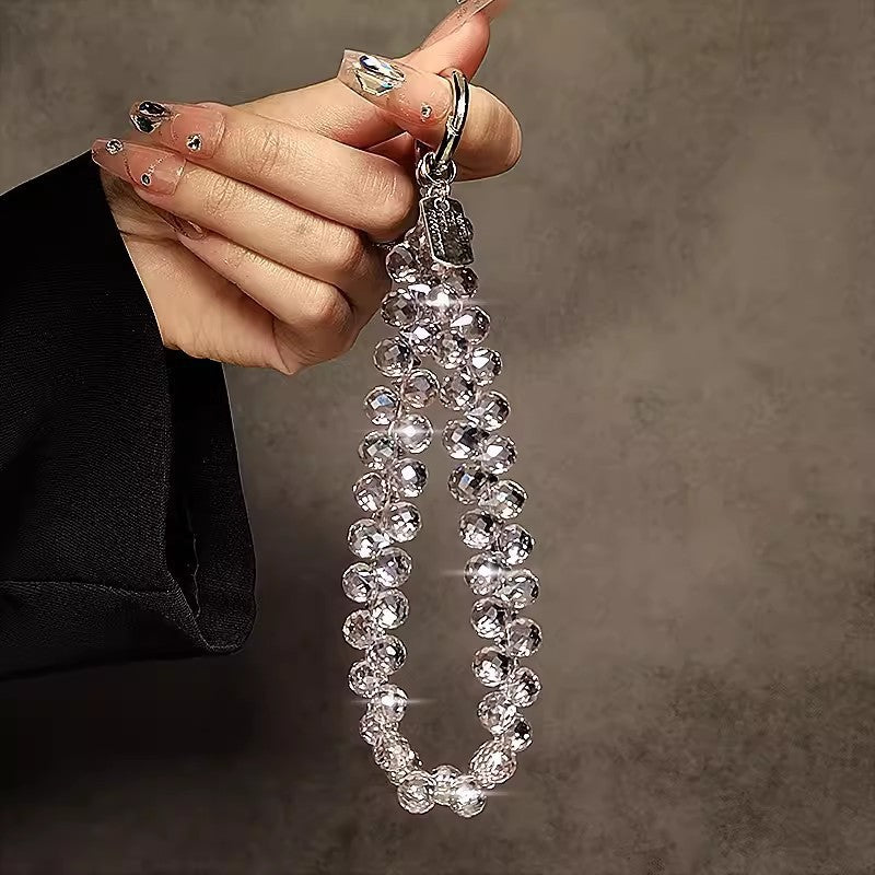 Decorative Crystal Beaded Charm Keychain Kalsten