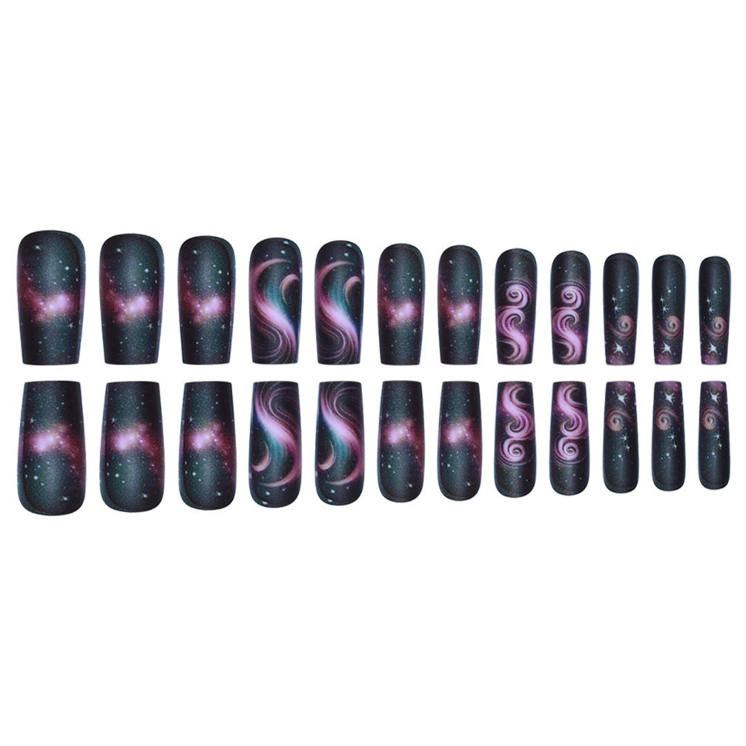 Galaxy-Themed Press-On Nail Extensions Kalsten