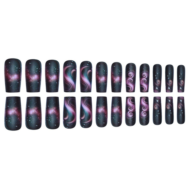 Galaxy-Themed Press-On Nail Extensions Kalsten