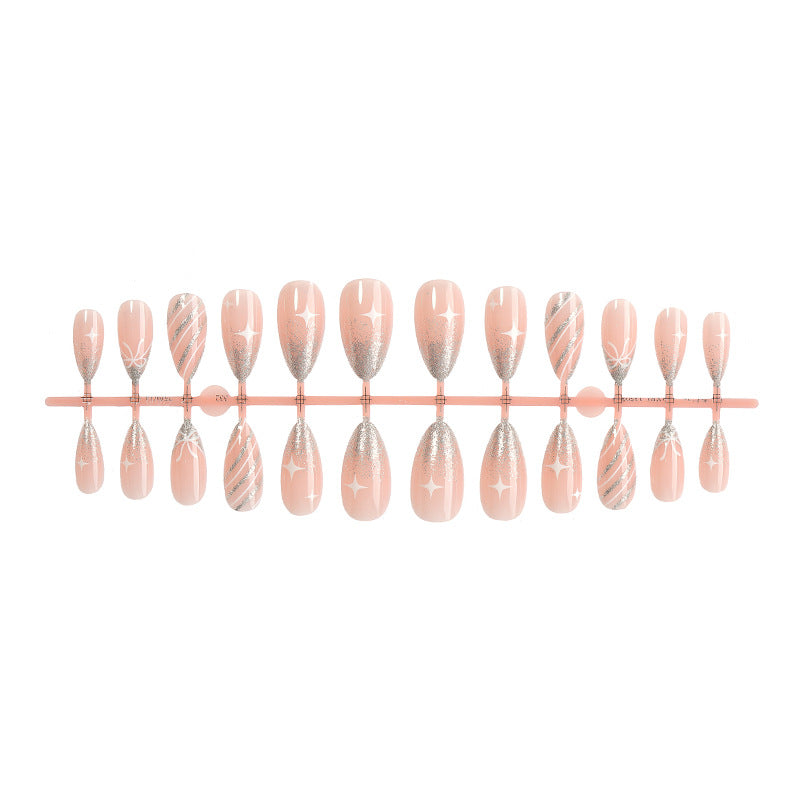 Glamorous Stiletto Press-On Nail Art Design Kalsten