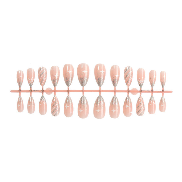Glamorous Stiletto Press-On Nail Art Design Kalsten