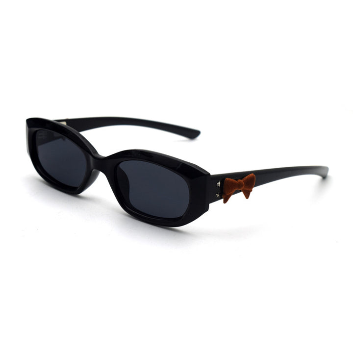 Trendy Cat-Eye Sunglasses with Adorable Teddy Bear Accent Kalsten