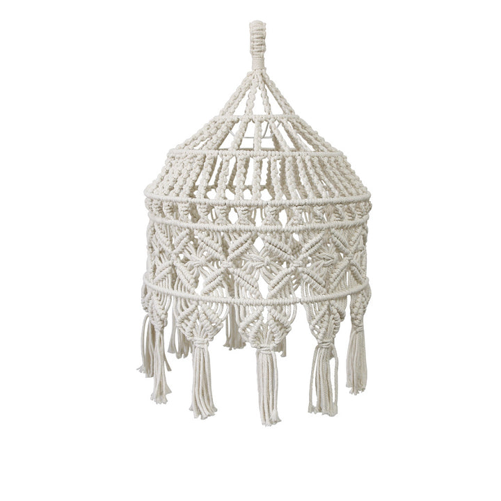 Handwoven Macramé Pendant Lamp