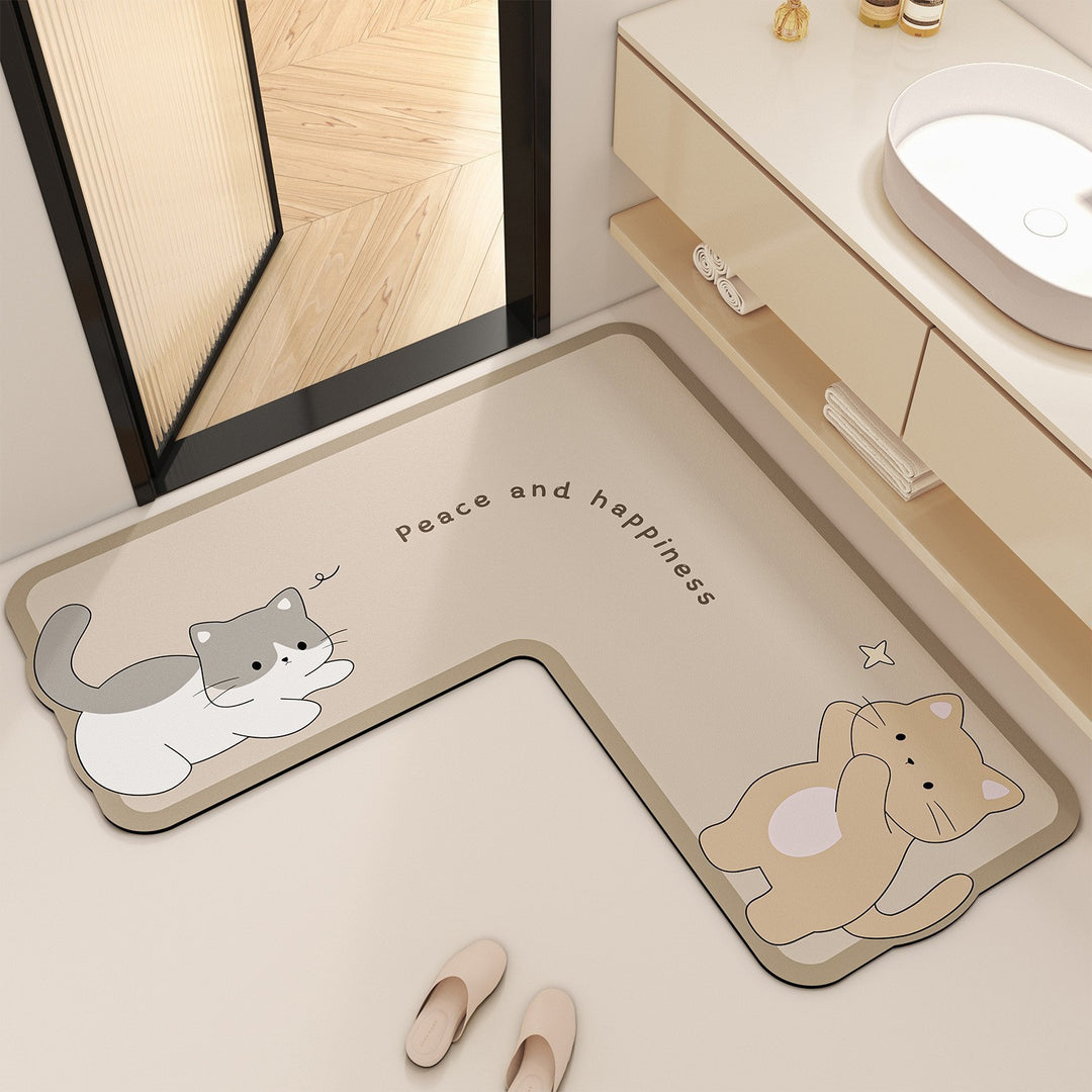 Cartoon-Themed Kitchen Mat Kalsten
