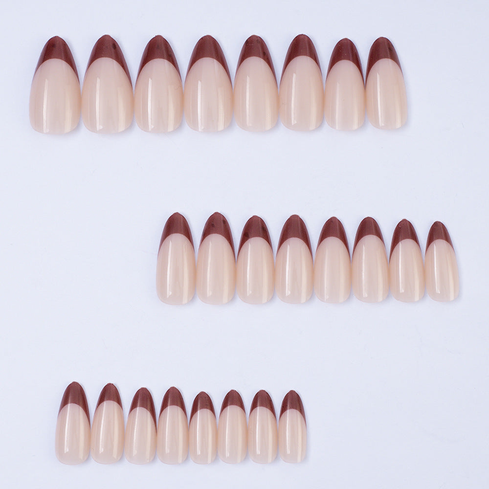 Artificial nails with elegant French tips design Kalsten
