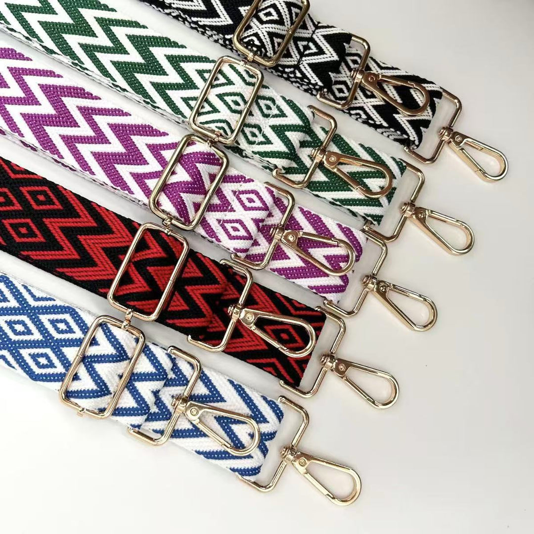 Adjustable Patterned Bag Strap Kalsten