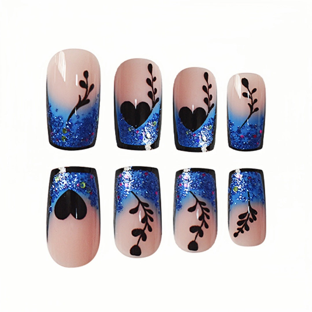 Artistic Gradient Press-On Nail Extensions Kalsten