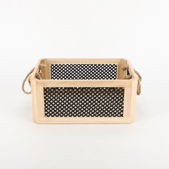 Decorative Woven Storage Crates Kalsten
