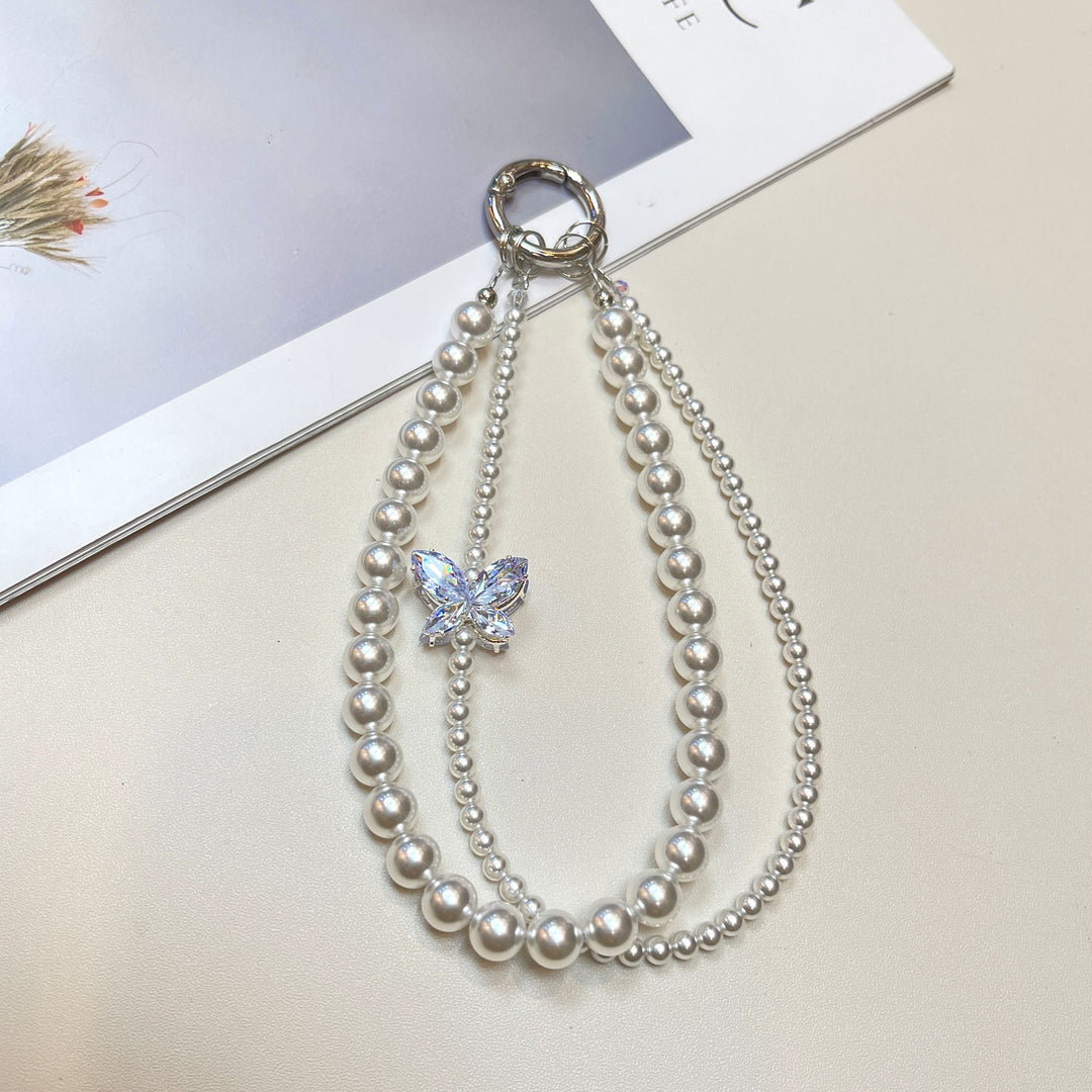 Elegant Pearl Beaded Eyewear Chain Holder Kalsten