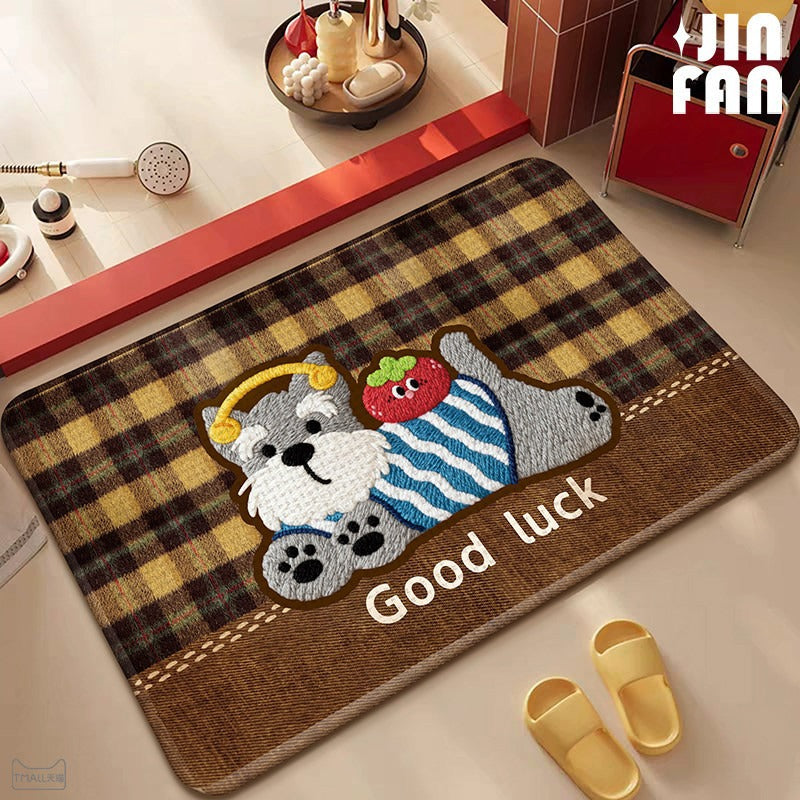 Cute Animal-Themed Indoor Doormat Kalsten