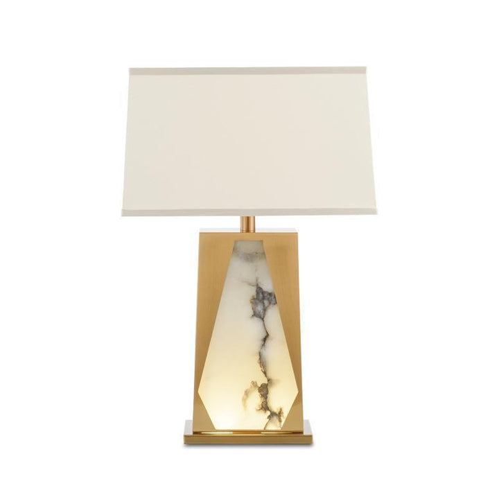 Decorative Table Lamp with Elegant Alabaster Design