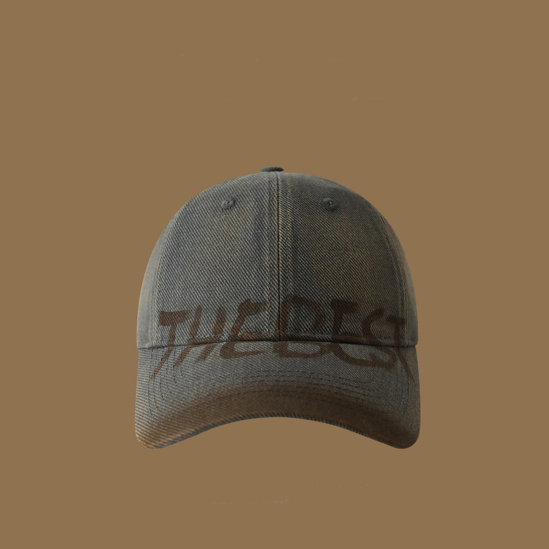Vintage-Inspired Distressed Baseball Cap