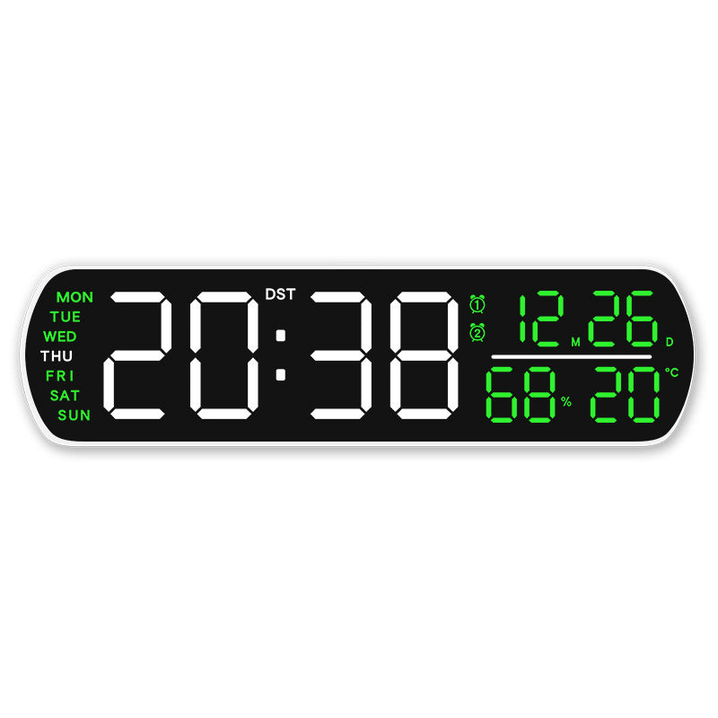 Digital wall clock with temperature and hygrometer display Kalsten